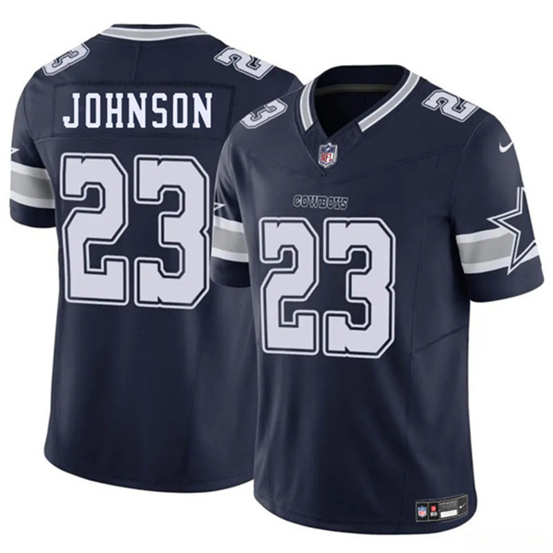 Men's Dallas Cowboys 23 Buddy Johnson Navy 2025 F.U.S.E. Vapor Untouchable Limited Football Stitched Jersey