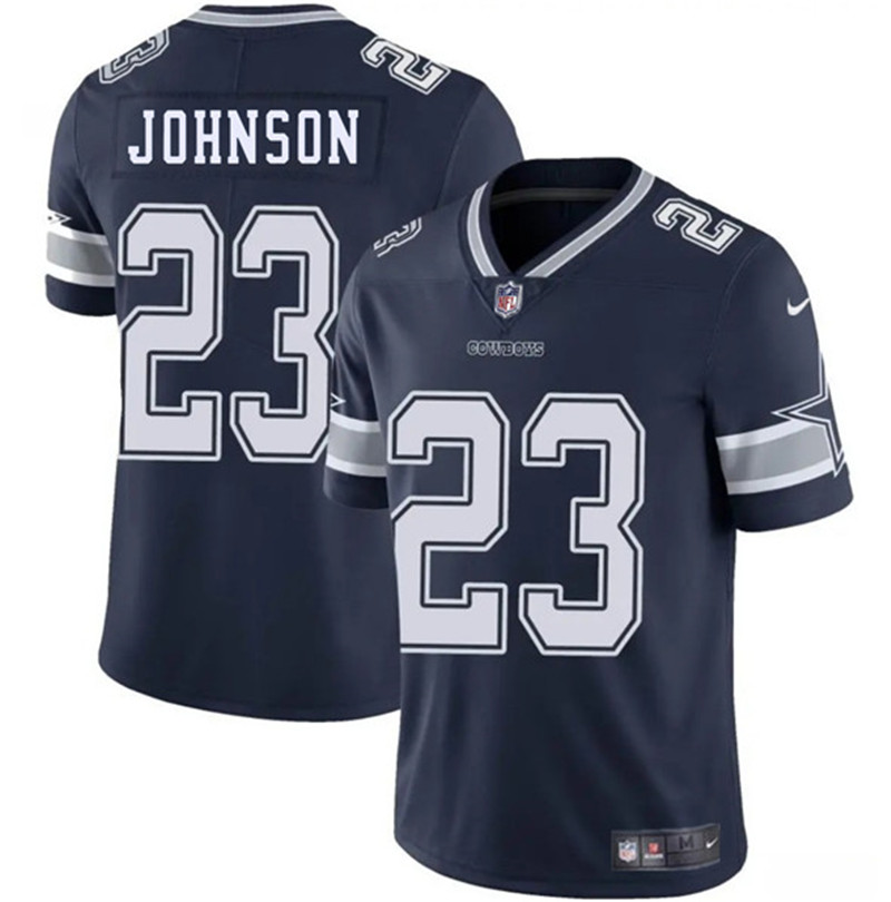 Men's Dallas Cowboys 23 Buddy Johnson Navy 2025 Vapor Untouchable Limited Football Stitched Jersey