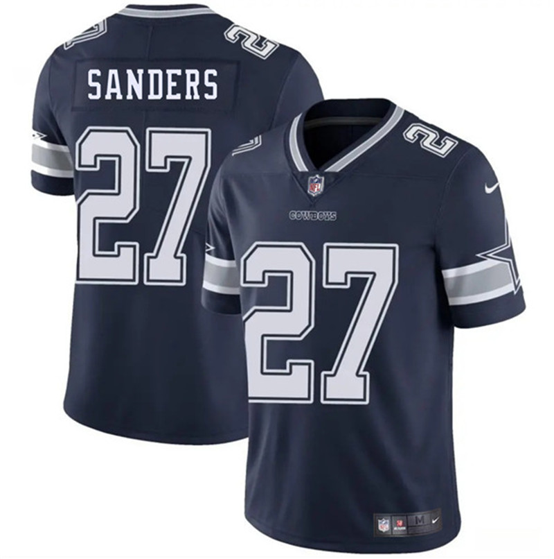 Men's Dallas Cowboys 27 Miles Sanders Navy 2025 Vapor Untouchable Limited Football Stitched Jersey