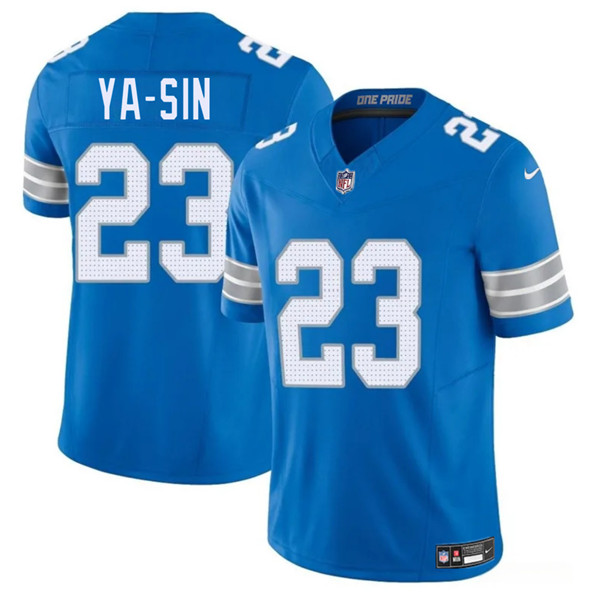 Men's Detroit Lions 23 Rock Ya Sin Blue 2025 F.U.S.E. Vapor Limited Football Stitched Jersey