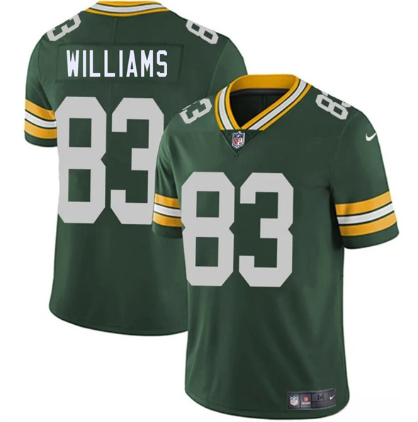 Men's Green Bay Packers 83 Savion Williams Green 2025 Draft Vapor Untouchable Limited Football Stitched Jersey