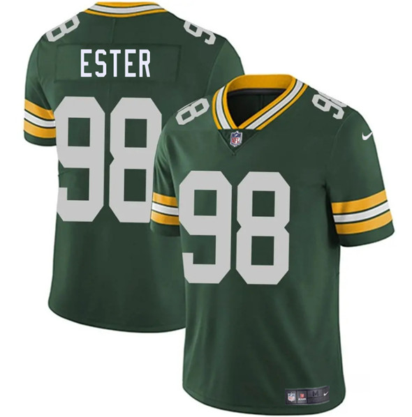Men's Green Bay Packers 98 James Ester Green 2025 Vapor Untouchable Limited Football Stitched Jersey