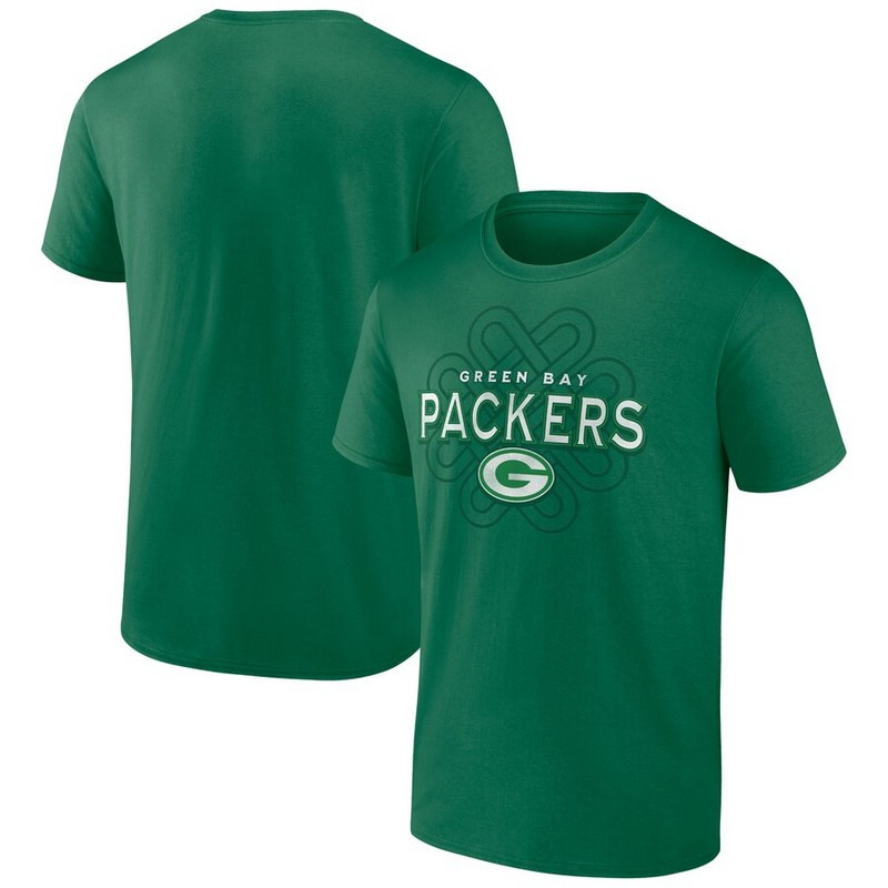Men's Green Bay Packers Fanatics Branded Kelly Green Celtic Knot T Shirt