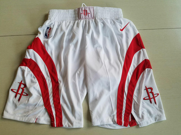 Men's Houston Rockets White  NBA Shorts