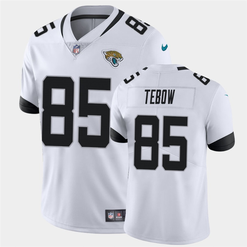 Men's Jacksonville Jaguars 85 Tim Tebow White Vapor Limited Jersey