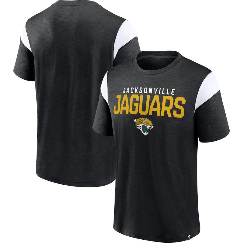 Men's Jacksonville Jaguars Fanatics Branded Black Home Stretch Team T Shirt