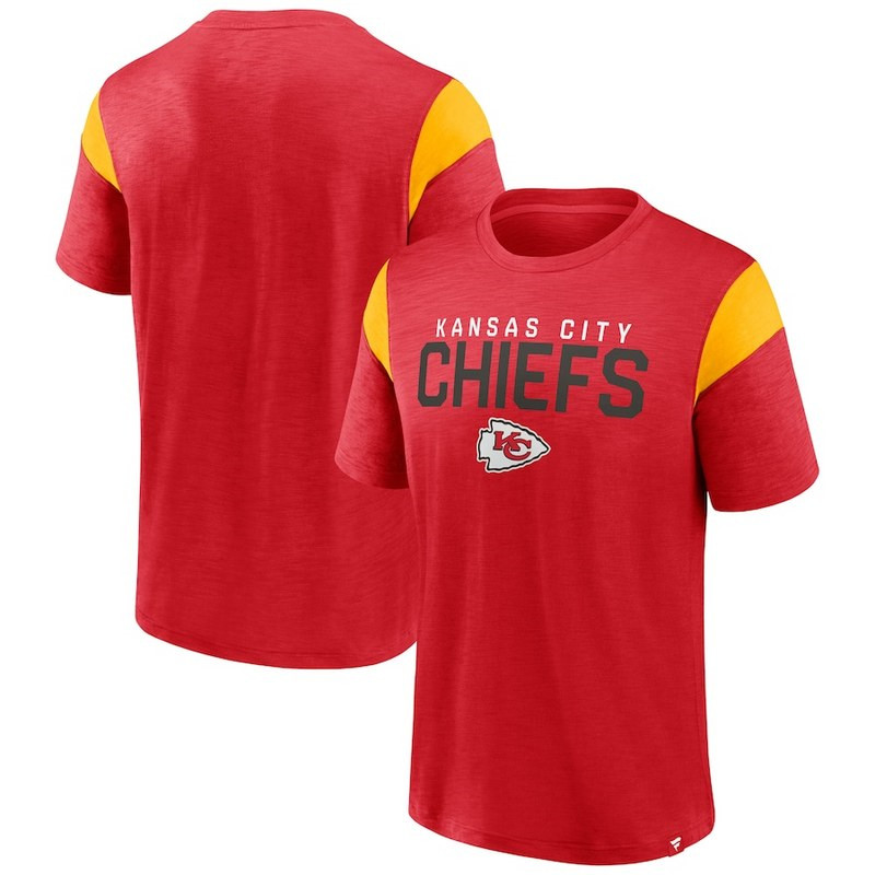 Men's Kansas City Chiefs Fanatics Branded Red Home Stretch Team T Shirt