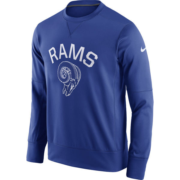 Men's Los Angeles Rams  Royal Circuit Alternate Sideline Performance Sweatshirt