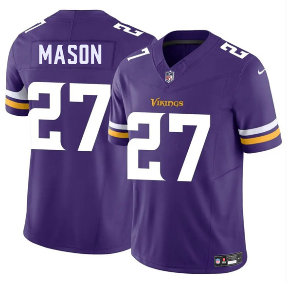 Men's Minnesota Vikings 27 Jordan Mason Purple 2025 F.U.S.E. Vapor Untouchable Limited Football Stitched Jersey
