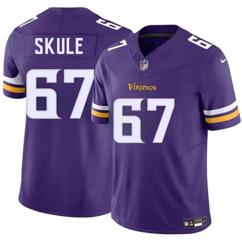 Men's Minnesota Vikings 67 Justin Skule Purple 2025 F.U.S.E. Vapor Untouchable Limited Football Stitched Jersey