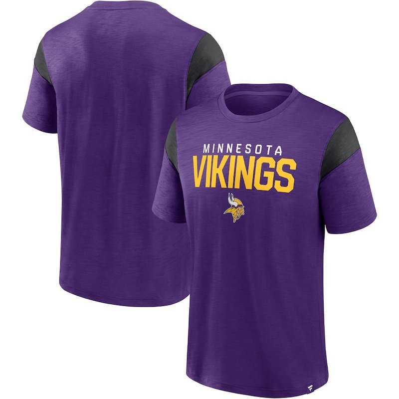 Men's Minnesota Vikings Fanatics Branded Purple Home Stretch Team T Shirt