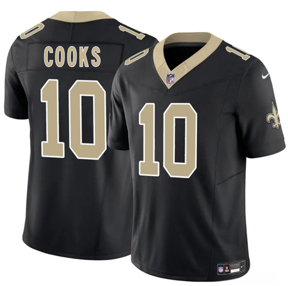 Men's New Orleans Saints 10 Brandin Cooks Black F.U.S.E Vapor Limited Football Stitched Jersey