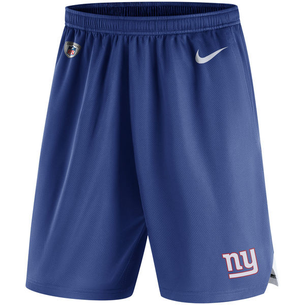 Men's New York Giants  Royal Knit Performance Shorts