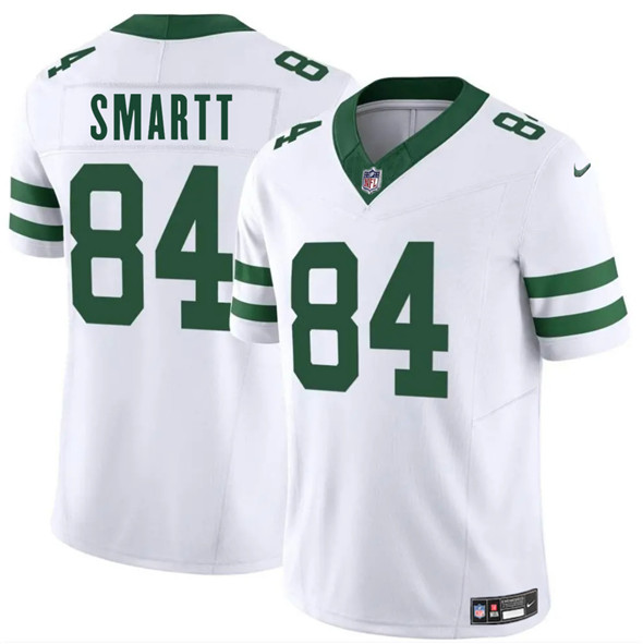 Men's New York Jets 84 Stone Smartt White 2025 F.U.S.E. Vapor Untouchable Limited Football Stitched Jersey