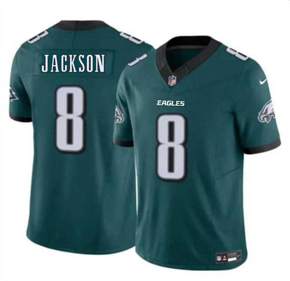 Men's Philadelphia Eagles 8 Adoree' Jackson Green 2024 New F.U.S.E. Vapor Untouchable Limited Football Stitched Jersey