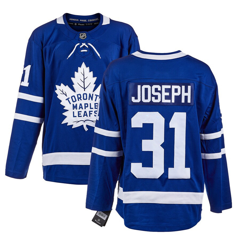 Men's Toronto Maple Leafs 31 Curtis Joseph Blue Stitched Jersey