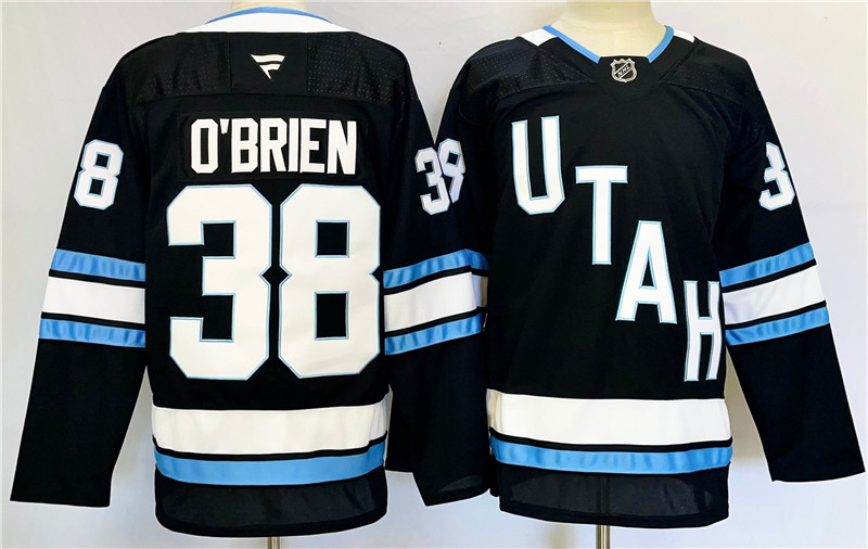 Men's Utah Hockey Club 38 Liam O'Brien Navy 2024 25 Stitched Jersey
