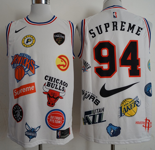 Men's supreme White  Jersey