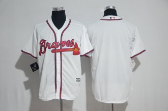 Men Atlanta Braves Black White Cool Base Jersey