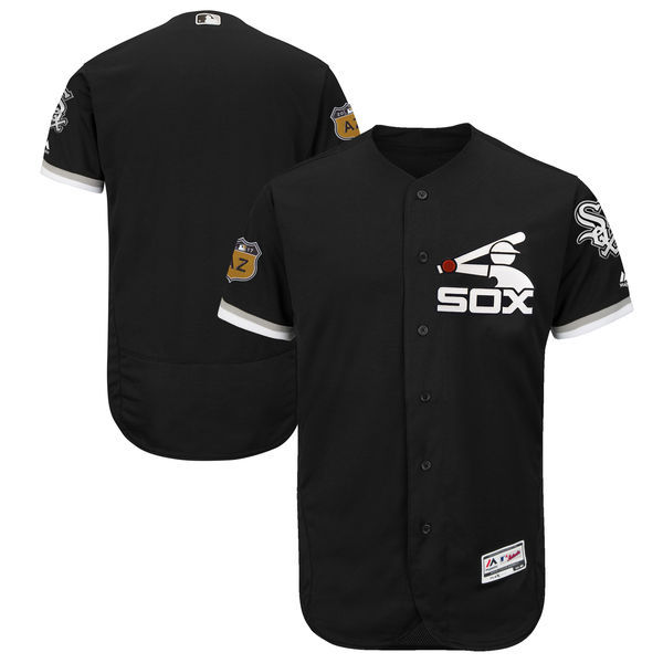 Men Chicago White Sox Majestic Black 2017 Spring Training Cool Base Team Jersey