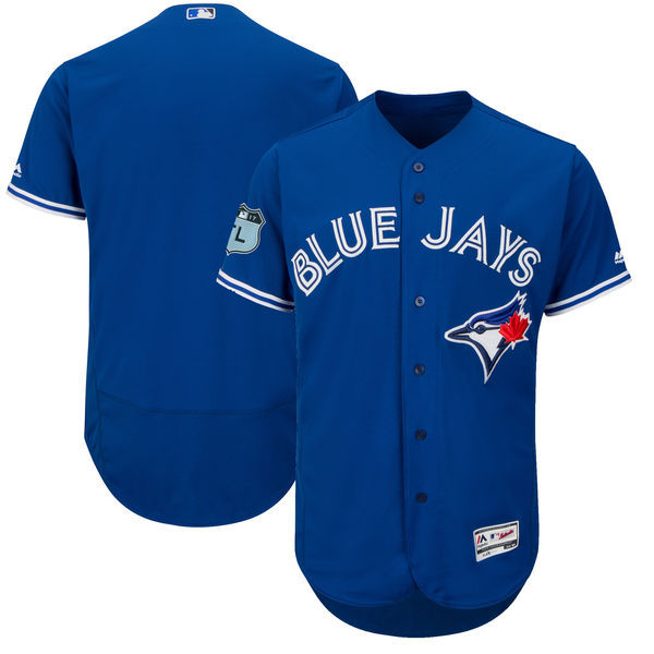 Men Toronto Blue Jays Majestic Alternate Bright Royal 2016 Spring Training Flex Base Collection Team Jersey