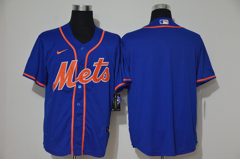 Mets Blank Royal Nike 2020 Cool Base Jersey