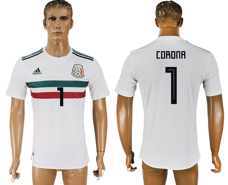 Mexico 1 CORONA Away 2018 FIFA World Cup Thailand Soccer Jersey