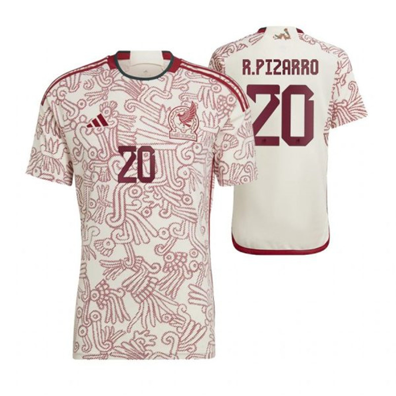 Mexico 20 R.PIZARRO Away 2022 FIFA World Cup Thailand Soccer Jersey