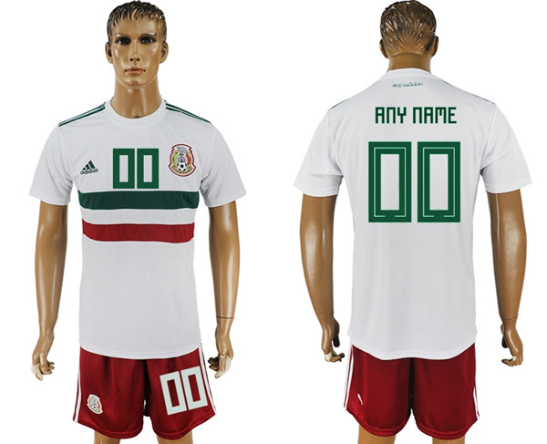 Mexico Away 2018 FIFA World Cup Men's Customized Jersey