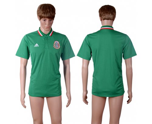 Mexico Blank Green Polo T shirt