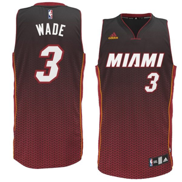 Miami Heat 3 Dwyane Wade New Resonate Fashion Swingman Jersey