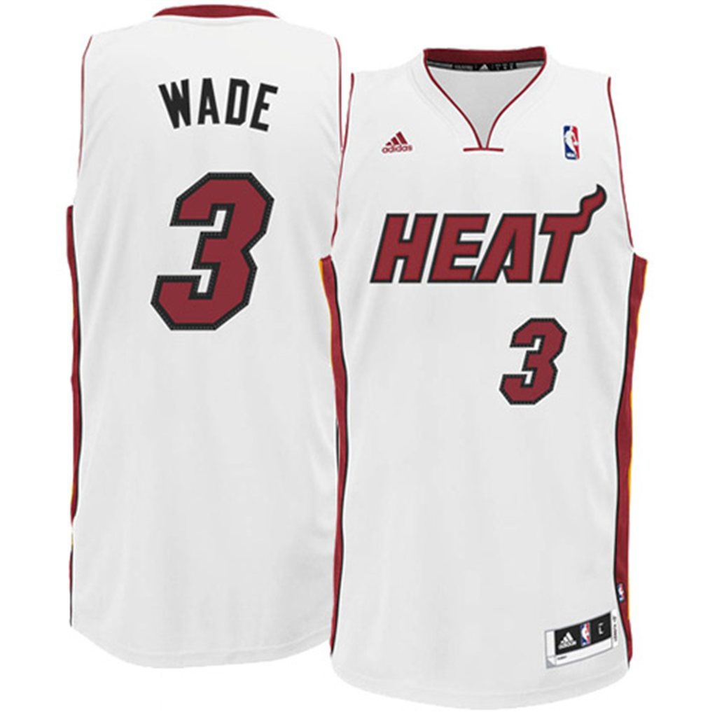 Chris Bosh Miami Heat #1 Revolution 30 Swingman White Jersey