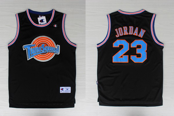 Michael Jordan 23 Tune Squad Space Jam Movie Black Jersey