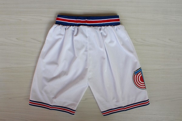 Michael Jordan 23 White Tune Squad Space Jam Movie Shorts