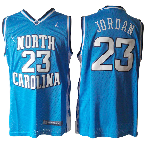 Michael Jordan North Carolina #23 Sky Blue Jersey