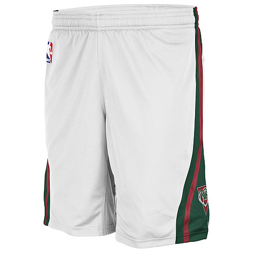 Milwaukee Bucks Home White Swingman Shorts