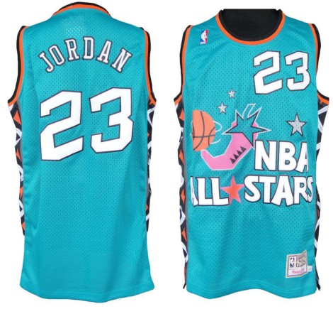 NBA 1996 All Star Game Hardwood Classics Throwback Swingma Chicago Bulls 23 Michael Jordan Jersey