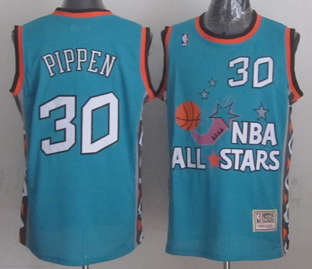 NBA 1996 All Star Game Hardwood Classics Throwback Swingma Chicago Bulls 30 Scottie Pippen Jersey