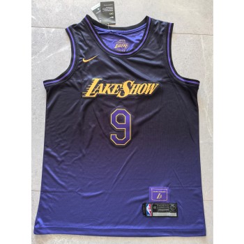 NBA Lakers 9 Bronny James JR Purple 2024 City Nike Jersey