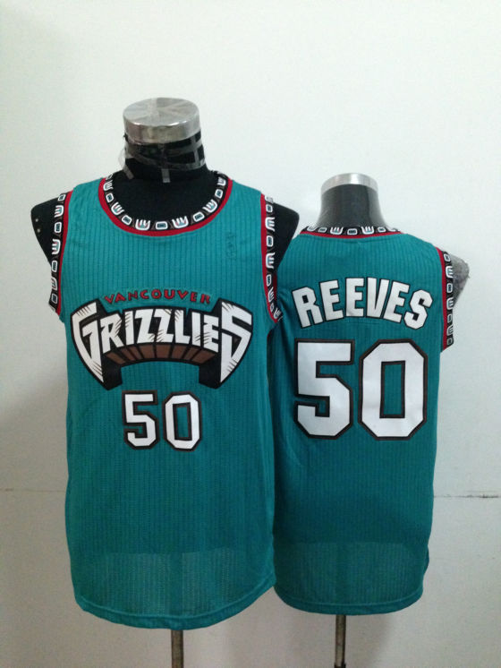 NBA Memphis Grizzlies 50 Bryant Reeves Hardwood Classics Soul Authentic Jersey