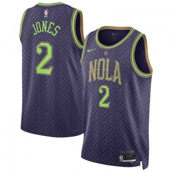 NBA Pelicans 2 Jones 2024 City Nike Jersey