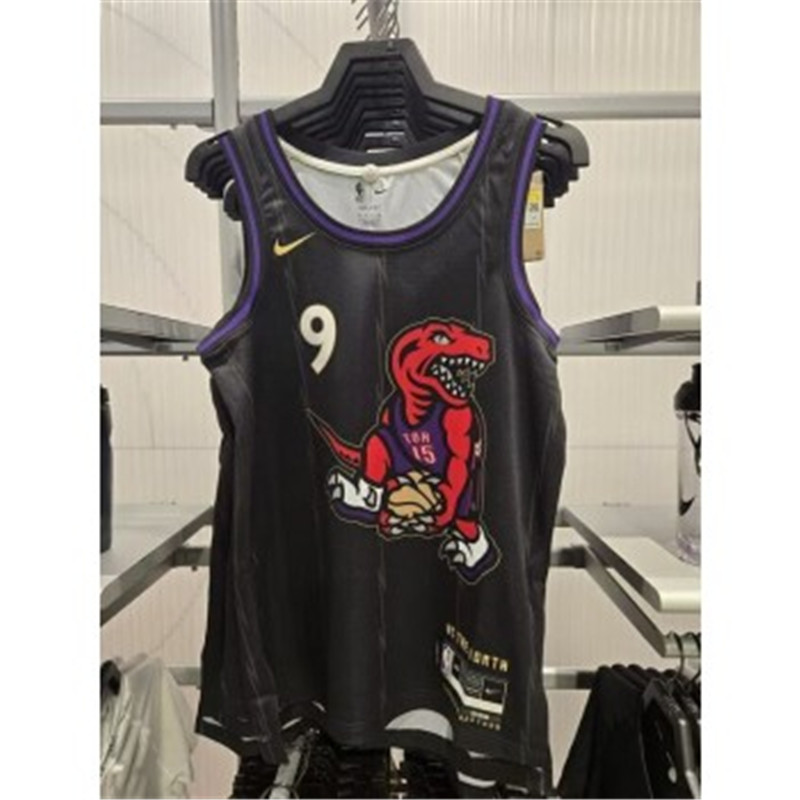 NBA Raptors 9 Barrett Black 2024 New Nike Jersey