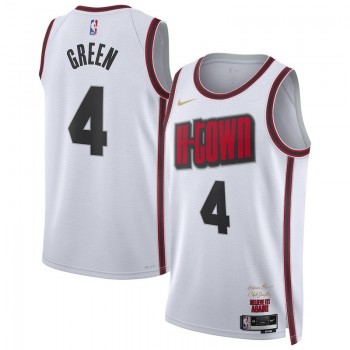 NBA Rocket 4 Jalen Green White 2024 City Nike Jersey