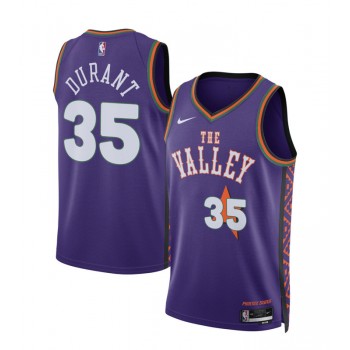 NBA Suns 35 Kevin Durant Purple 2024 City Nike Jersey