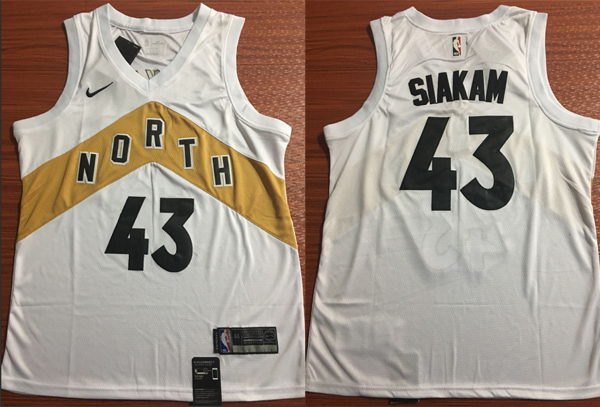 NBA Toronto Raptors #43 Pascal Siakam White NBA Swingman City Edition Jersey