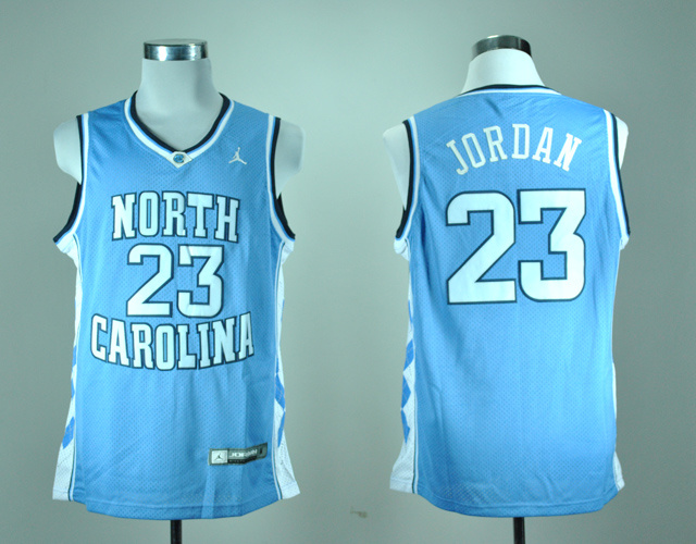 NCAA North Carolina Tar Heels 23 Michael Jordan Blue College Basketball Jersey