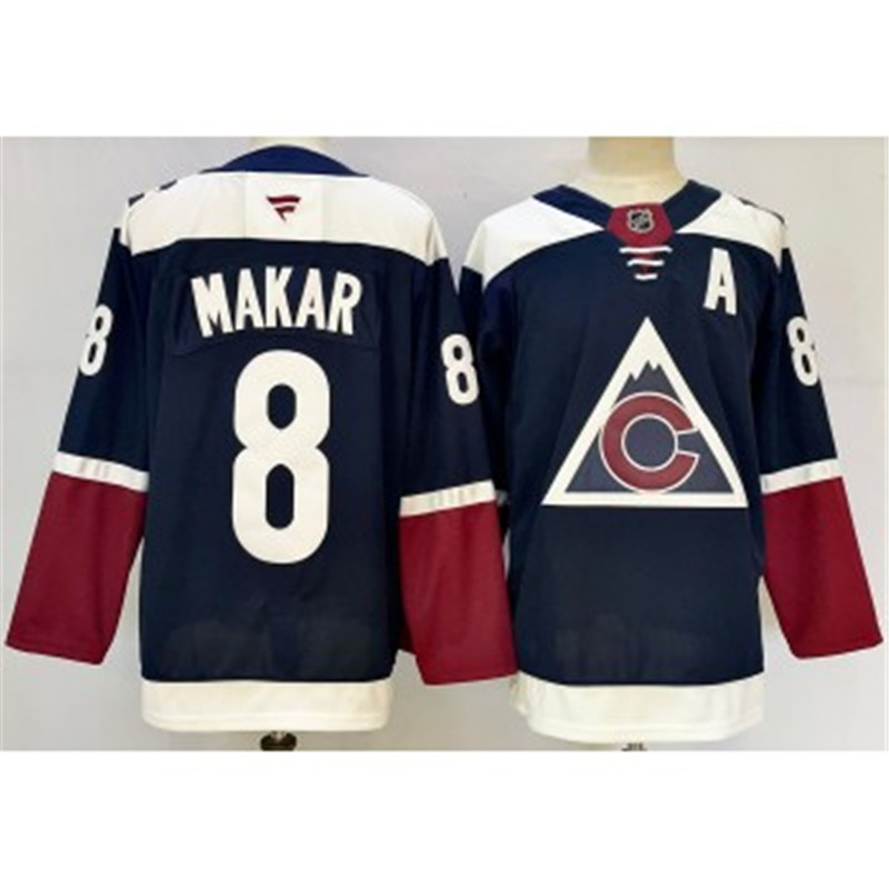 NHL Avalanche 8 Cale Makar Navy 2024 New Fanatics Jersey