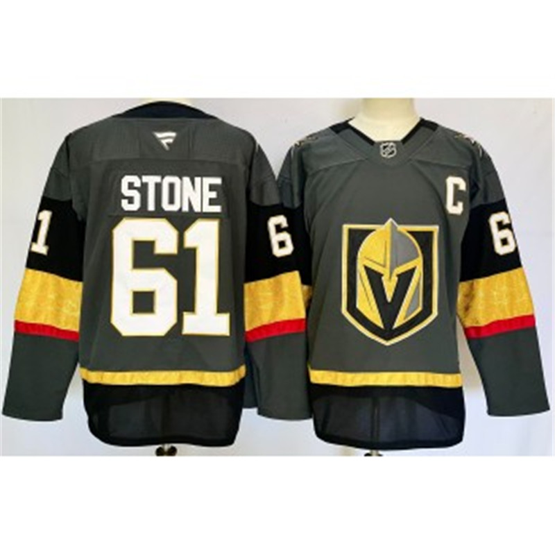 NHL Knights 61 Mark Stone Grey 2024 New Fanatics Jersey