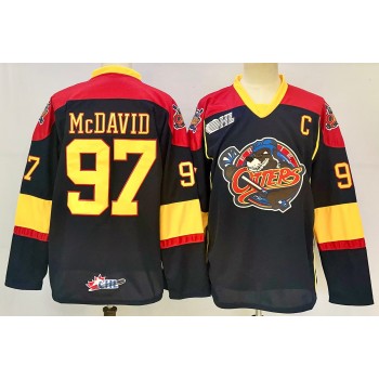 NHL Oilers 97 Connor McDavid Navy 2024 New Jersey