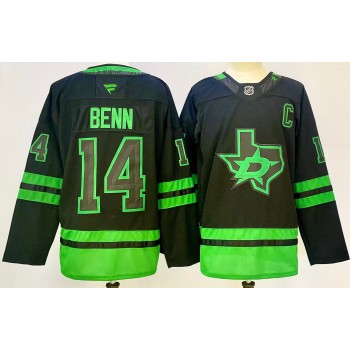 NHL Stars 14 Jamie Benn Black 2024 New Jersey